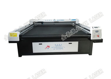 Polyester Nonwoven Fabric Laser Cutting Equipment , 150w Automatic Fabric Cutter